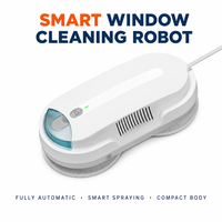 Robot nettoyeur de vitres automatique, nettoyeur de verre électrique, aspiration 3200Pa, pulvérisation ultrasonique, anti-chute, pour usage domestique