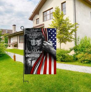 Banderas de Jardín Personalizadas de Doble Cara para Danza Cristiana, Adoración a Cristo, Bandera de Jesús para Jardín, Impresión Digital en Poliéster, 30x45cm - Product Image 3