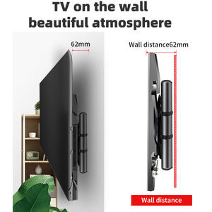 Hillport Support mural TV pivotant et inclinable <span class=keywords><strong>avec</strong></span> <span class=keywords><strong>bras</strong></span> long 37 "-75" DY603 - Product Image 3