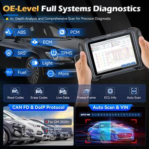 XTOO D8W 올인원 자동차 진단 및 프로그래밍 키 프로그래머 ECU 코딩 OBD2 모든 차량을위한 스캔 진단 도구 - Product Image 4
