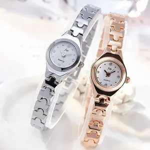 นาฬิกา jw Suppliers-นาฬิกาแฟชั่นแบรนด์โรสโกลด์หรูหราของผู้หญิง,นาฬิกาควอตซ์ลำลองสแตนเลสหรูหราแฟชั่น JW