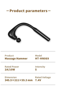 Drahtloser Roboter Schnur loses Vibrator gerät Elektrische Handschuhe geformte Kugel gurt Muskeln Maschine <span class=keywords><strong>Hand</strong></span> <span class=keywords><strong>massage</strong></span> gerät - Product Image 6