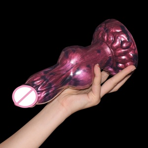 NNSX Fantasy Big Knot <b>Dildo</b> With Sucker Realistic Glans Silicone Internal Glow Butt Plug Sex Toys for Women Adult Products - Product Image 4