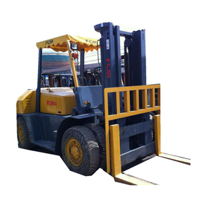 Efficient and Powerful 8ton Diesel <b>Used</b> TCM FD80 Forklift 4WD Rough Terrain Solid Tire Budget-friendly Japan Original - Product Image 1