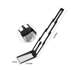 Tragbarer 70*147mm Detektor mit frei einstellbarer Länge LED-Licht zusammen klappbarer Inspektions spiegel - Product Image 1