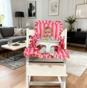 Custom Extra Padded Woven Cotton Dining <strong>Chair</strong> Seat Cushion Waterproof Wipe Clean Cushion Pad Compatible <strong>Stokke</strong> for High - Product Image 5