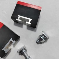 Barre d'impact résistante à l'usure pour convoyeur minier 75*100*1200mm avec UHMWPE épaisseur 12,5mm