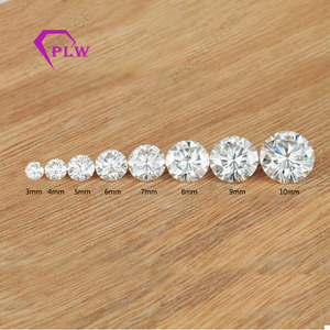 Forever one Round brillant pierres <span class=keywords><strong>de</strong></span> moissanite EF blanc pur <span class=keywords><strong>taille</strong></span> blanche à petit prix - Product Image 1