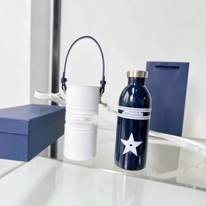 Blue and White Stainless Steel Thermos Cup <b>Coffee</b> Thermos Cup Counter <b>Flasks</b> <b>Coffee</b> Mug for Christmas Gifts - Product Image 3