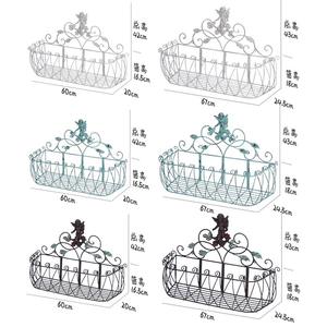 ชุดชั้นแขวนผนังลายนางฟ้าเหล็กสองชิ้นแบบย้อนยุคสไตล์อเมริกันตกแต่งผนังแบบสร้างสรรค์ชั้นเก็บของเก่าเคลือบผงแบบแขวน - Product Image 5