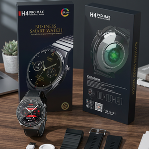 สมาร์ทวอทช์ H4 PRO Max สำหรับผู้หญิง ดูแลสุขภาพ หน้าจอ 1.53 นิ้ว รองรับการโทรผ่านบลูทูธ วัดอัตราการเต้นของหัวใจ NFC ชาร์จไร้สาย นาฬิกาออกกำลังกายอัจฉริยะสำหรับผู้ชาย - Product Image 3