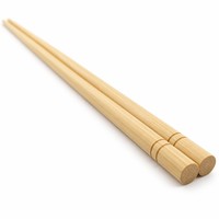 Baguettes jetables en bambou longues et séparées pour table de barbecue coréen