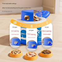 Jouet interactif pour chien à bouton-poussoir, design amusant en forme de conserve, distributeur de friandises lyophilisées pour animaux de compagnie