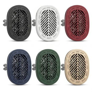 <strong>Refillable</strong> <strong>Car</strong> Air Vent Clip Freshener Oval Hollow-out Scent Beads <strong>Diffuser</strong> <strong>Car</strong> Aroma Perfume For <strong>Car</strong> Interior Odor Removal` - Product Image 3