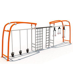 Vente en gros et personnalisation d'équipement de fitness extérieur en acier certifié TUV, équipement de fitness extérieur pour l'exercice complet du corps dans la rue. - Product Image 1