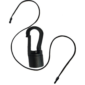 Cuerda elástica de goma con mosquetón, 4 mm, 150 cm, para canotaje, camping, uso al aire libre - Product Image 1