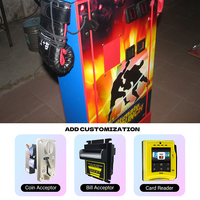 Neofuns NF-P22 Ultimate Big Punch 2 Machine d'arcade de boxe et de basketball de rue avec lecteur de cartes en dollars, construction en métal et acrylique