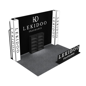 Stand d'exposition avec panneau mural en bois, fabricant <span class=keywords><strong>de</strong></span> stands d'exposition sur mesure avec certification CE - Product Image 1
