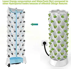 NewType Hausgarten Hydro ponic Aeroponic Tower Home Hydro ponic System für Blattgemüse Anbaus ystem
