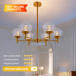 Hanging Bubble <b>Globe</b> Led Lighting Ball Chandeliers Creative Glass Ball Pendant <b>Light</b> for Living Room Dining Room - Product Image 2