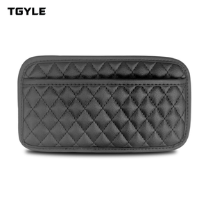 Kantong Penyimpanan Mobil Kulit PU, Organizer Pintu Belakang Jok, Tas Penyimpanan Mobil Tempel, Universal untuk Semua Mobil - Product Image 1
