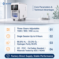 Machine à hydrogène et oxygène 1500 ml/min pour usage domestique, YISHENGRUI, adaptateurs de prise standard internationaux offerts, livraison en 20 jours