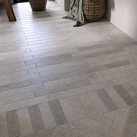 Carreaux de céramique rectangulaires indiens modernes vert olive 75x480cm antidérapants et résistants à l'usure pour les commerces et restaurants