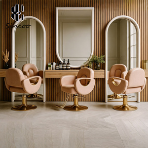 Miroir mural encastré arqué <span class=keywords><strong>de</strong></span> luxe blanc pleine longueur pour <span class=keywords><strong>salon</strong></span> <span class=keywords><strong>de</strong></span> <span class=keywords><strong>coiffure</strong></span> avec table intégrée – Table miroir solide pour <span class=keywords><strong>salon</strong></span> <span class=keywords><strong>de</strong></span> beauté - Product Image 4