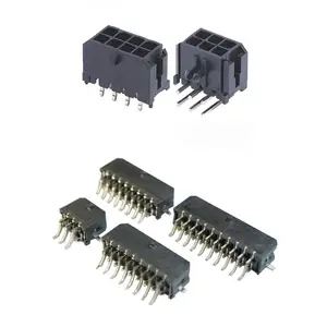 Conector Micro Fit Molex 43650, 3,0mm, 10 pines, equivalente a PCB, 90 grados, SMT