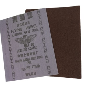 Papel de Lija Abrasivo Impermeable de Óxido de Aluminio Negro, Rueda de Lijar - Product Image 3