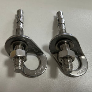 L'ensemble de boulons d'ancrage d'escalade comprend des boulons d'expansion et des plaques de suspension Ancre de suspension durable en acier inoxydable 25KN pour l'extérieur - Product Image 2