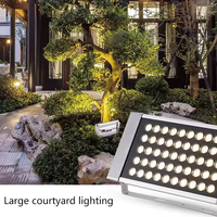 Projecteur LED étanche IP67 pour façade de bâtiment, boîtier en aluminium, DC24V AC220V, pour éclairage extérieur architectural