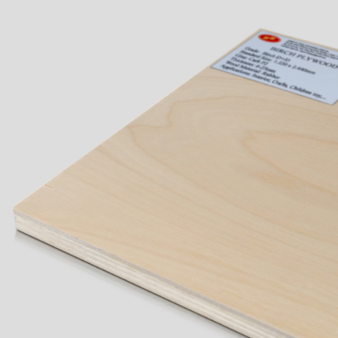 Vietnamese Manufacturer's DD Grade Anti-Slip High-Strength Birch Plywood Top Choice for Bedroom Farmhouse Apartment Applications