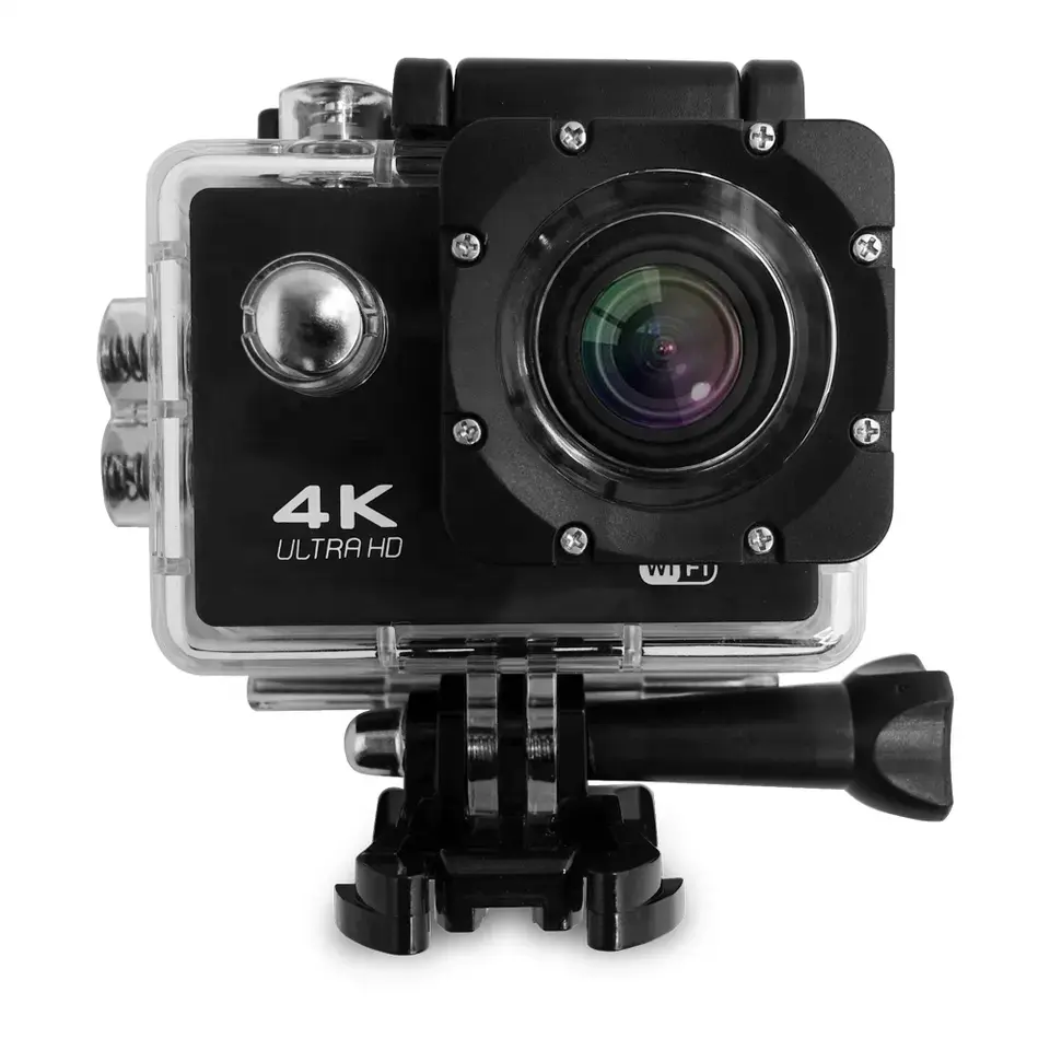 सर्वश्रेष्ठ विक्रेता 2 इंच मिनी गो प्रो वायरलेस एक्शन स्पोर्ट्स कैमरा वाटर वाटर प्रूफ एचडी 4k 60fps कैमरा मोटरसाइकिल डाइविंग स्पोर्ट्स कैमरा