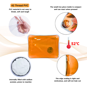 Factory Direct Wholesale Customizable Logo Reusable 10x8CM Square Heat Pack <b>Magic</b> Gel Pad CE Certification Maifarer HP-15 Pain - Product Image 4