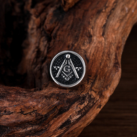 Nordique Viking Chevalière Anneau En Acier Inoxydable Vintage Hommes Bijoux Charme Simple Cadeau Pour Votre Petit Ami