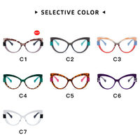 Lunettes œil de chat à monture TR90 de style classique vintage pour femmes lunettes de lecture montures optiques presbytes lunettes anti-lumière bleue