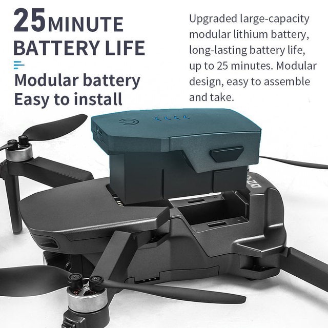 Hd Mechanical 2-Axis Gimbal Camera Rc Dron  Supports Tf Card Quad Copter