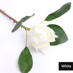 Série de fleurs artificielles haut de gamme en peluche, fleurs de luxe pour la décoration de salon et de salle à manger - Product Image 5