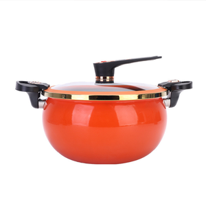 Marmite et faitout en émail à micro-pression, surface antiadhésive, compatible avec tous les types de cuisinières (gaz et induction) - Product Image 5