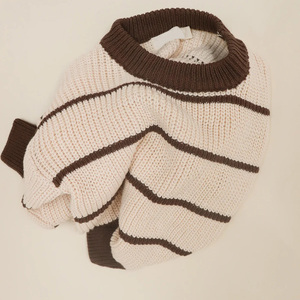 Maglione all'ingrosso del bambino del prodotto del bambino del <span class=keywords><strong>cotone</strong></span> biologico della <span class=keywords><strong>maglia</strong></span> del neonato del neonato della nuova <span class=keywords><strong>maglia</strong></span> del bambino dei bambini dei ragazzi delle ragazze Pullover dei maglioni del bambino - Product Image 2