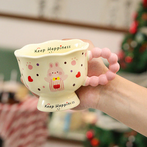Tazas creativas <span class=keywords><strong>para</strong></span> cachorros, taza <span class=keywords><strong>de</strong></span> café <span class=keywords><strong>de</strong></span> desayuno <span class=keywords><strong>de</strong></span> cerámica, valor <span class=keywords><strong>de</strong></span> alta belleza, pareja <span class=keywords><strong>de</strong></span> dibujos animados, taza <span class=keywords><strong>de</strong></span> acompañamiento <span class=keywords><strong>para</strong></span> regalo <span class=keywords><strong>de</strong></span> <span class=keywords><strong>cumpleaños</strong></span> <span class=keywords><strong>de</strong></span> niña - Product Image 2