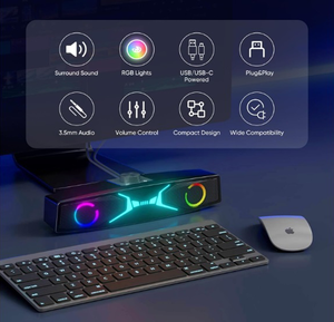 <span class=keywords><strong>Cine</strong></span> en casa <span class=keywords><strong>Cine</strong></span> Sistema de sonido HIFI Altavoz Woofer Música Estéreo Al Aire Libre Powered Rich Bass Wireless Portable Soundbar - Product Image 2