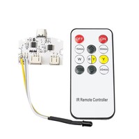 Panneau lumineux LED SMD 5V 3CCT avec variateur d'intensité, rechargeable par USB, commande tactile, circuit imprimé à traversé le mur, télécommande