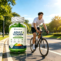 Heerlijk smakende gemengde fruit-bessen-sinaasappel-aardbei reisverpakking multivitamine gummies