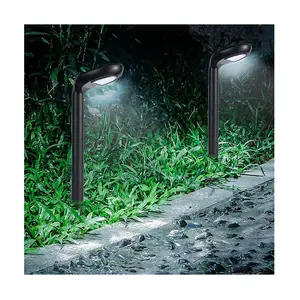 High Brightness IP66 Solar Powered Outdoor Path Lawn Lamp Decorative Landscape Lighting Waterproof Garden Lights