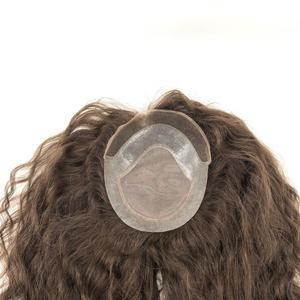 Système capillaire LONGFOR personnalisé 100 % <span class=keywords><strong>cheveux</strong></span> humains Remy, mono respirant invisible avec toupet en PU 7x8 pouces pour femme – Fournisseur de premier plan - Product Image 1