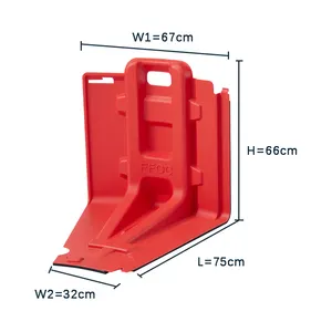 High Quality Plastic Abs Water Barrier Water Flood Protect For Road Flood Defense