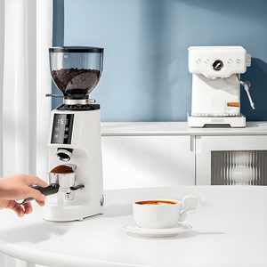 Macchina elettrica per macinare il chicco di caffè Espresso in acciaio inossidabile con lama regolabile a 100 piani - Product Image 4