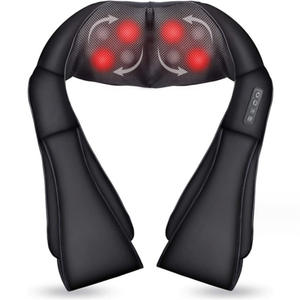 Nuevo Masajeador de Hombros Eléctrico Recargable <span class=keywords><strong>Shiatsu</strong></span> con Vibración, Inalámbrico, con Calor, Almohadillas de Masaje Vibratorias con Calor para Hombros - Product Image 1